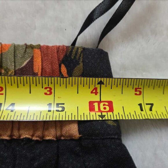 New L Ranna Gill x Anthropologie tiered wide-leg pants in black pattern - Picture 10 of 10